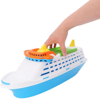 Toyland 41cm Colourful Cruise Ship Floating Water Toy With Moveable Doors & Wheels, Ages 3+