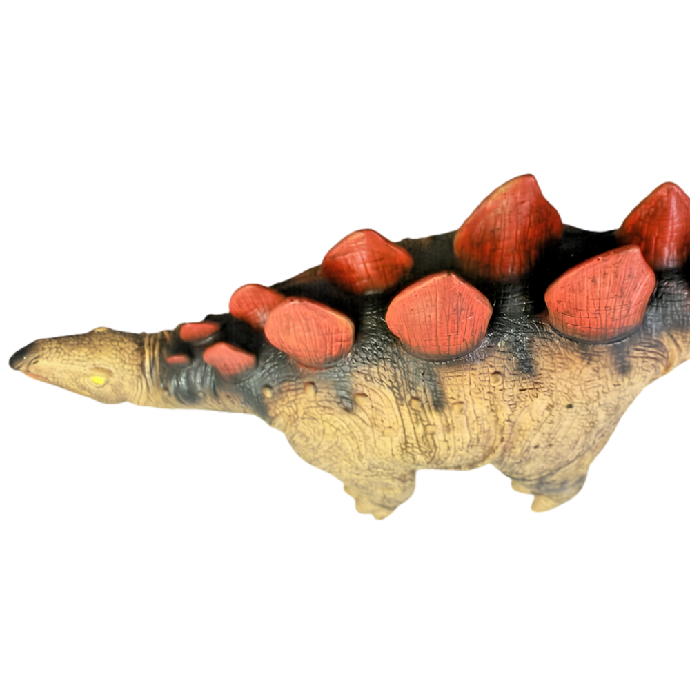 21 Inch Stegosaurus Dinosaur Toy, Soft Rubber Jurassic Dino Figure Gift for Kids