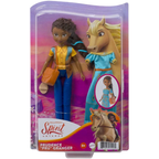 Spirit Untamed Pru Doll Fashion Set 17.78cm Girl Doll with Blue Dress Bag Brush Accessories 3+