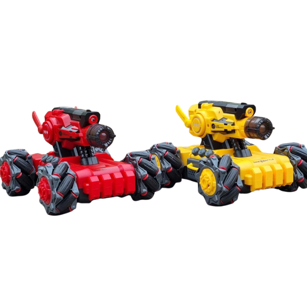 Remote Control Battle Tank Set Rc Infrared Fighting Smoking 2 Pack Kids Gift Toy Uk