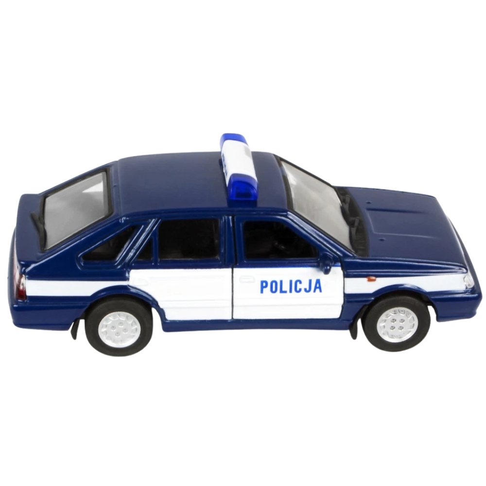 Welly Polonez Caro Plus Polish Police Car Diecast Model Toy 1:34-1:39 Scale Collectible