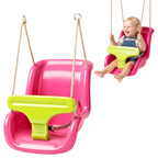Toddler Swing Seat with Safety Harness & Adjustable Ropes for Babies and Kids Playtime