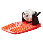 Bingo Game Set 90 Balls with Rotary Cage, 24 Cards & Counters Family Kids Party Fun Toy Set