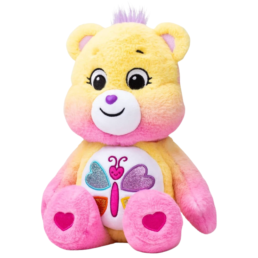 Care Bears Calming Heart Bear Medium Plush Teddy Collectible Gift New Kids Toy Soft