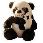 Small Plush Panda 9.5 Inch Soft Toy Mum & Baby Panda Cuddly Stuffed Teddy Kids Gift