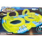 Remote Control Racing Track Set Rc Glow in the Dark 2 Player 78 Pcs Kids Toy Set