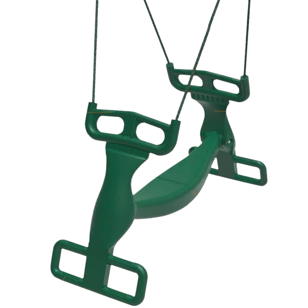 Tandem Swing for Kids Two Child Swing Seat Outdoor Playground Siblings Friends Fun Toy