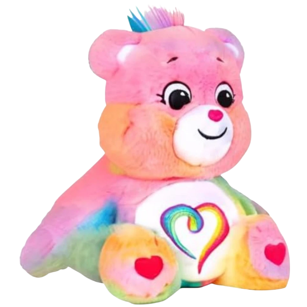 Care Bears Togetherness Bear Medium Plush Teddy Collectible Gift 35cm Rainbow Kids Toy New