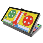 Traditional Ludo Board Game 4 Player Magnetic Travel Game for Kids Adults