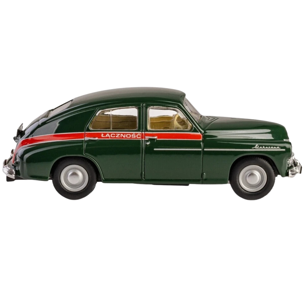 Daffi Warszawa M20 Emergency Post Office Polish Car 1:43 Scale Diecast Model Toy