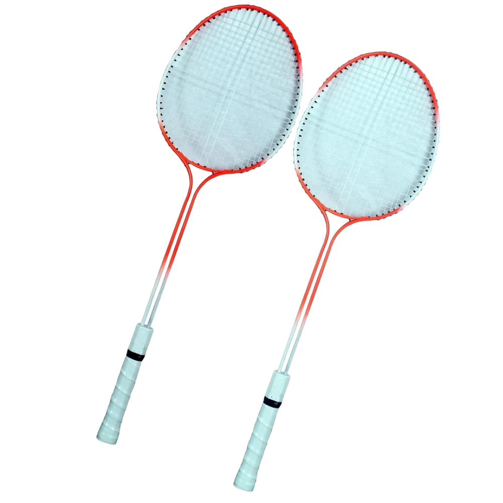 Badminton Racket Set 2 Rackets with 2 Shuttlecocks Kids Sports Game