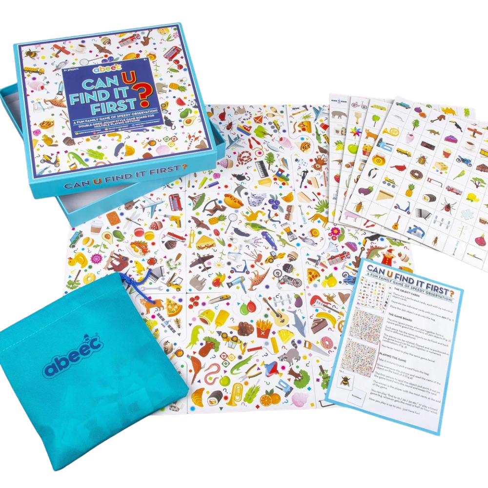 Abeec Can U Find It First Family Observation Board Game for Kids 2 to 4 Players Age 5+