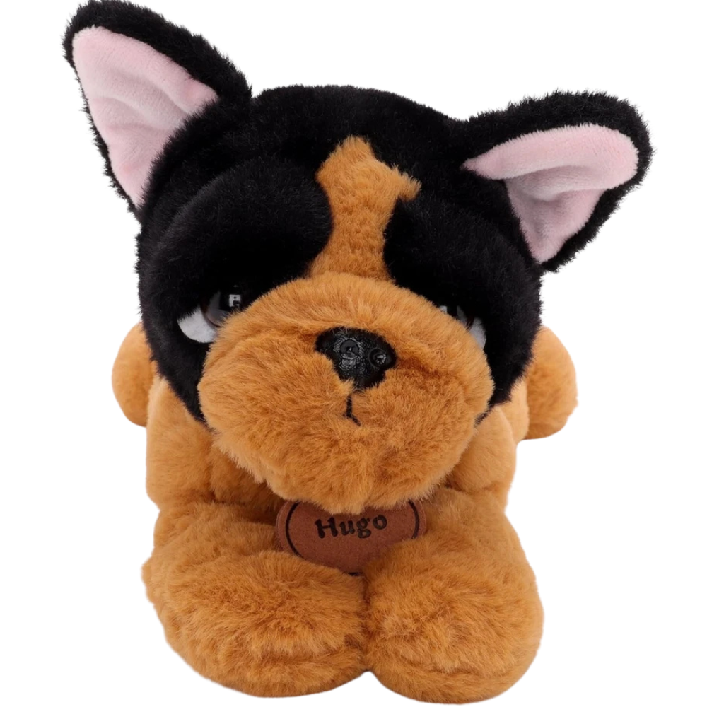 Toyland 25cm Hugo French Bulldog Soft Plush Toy Lying Down Puppy Cuddly Dog