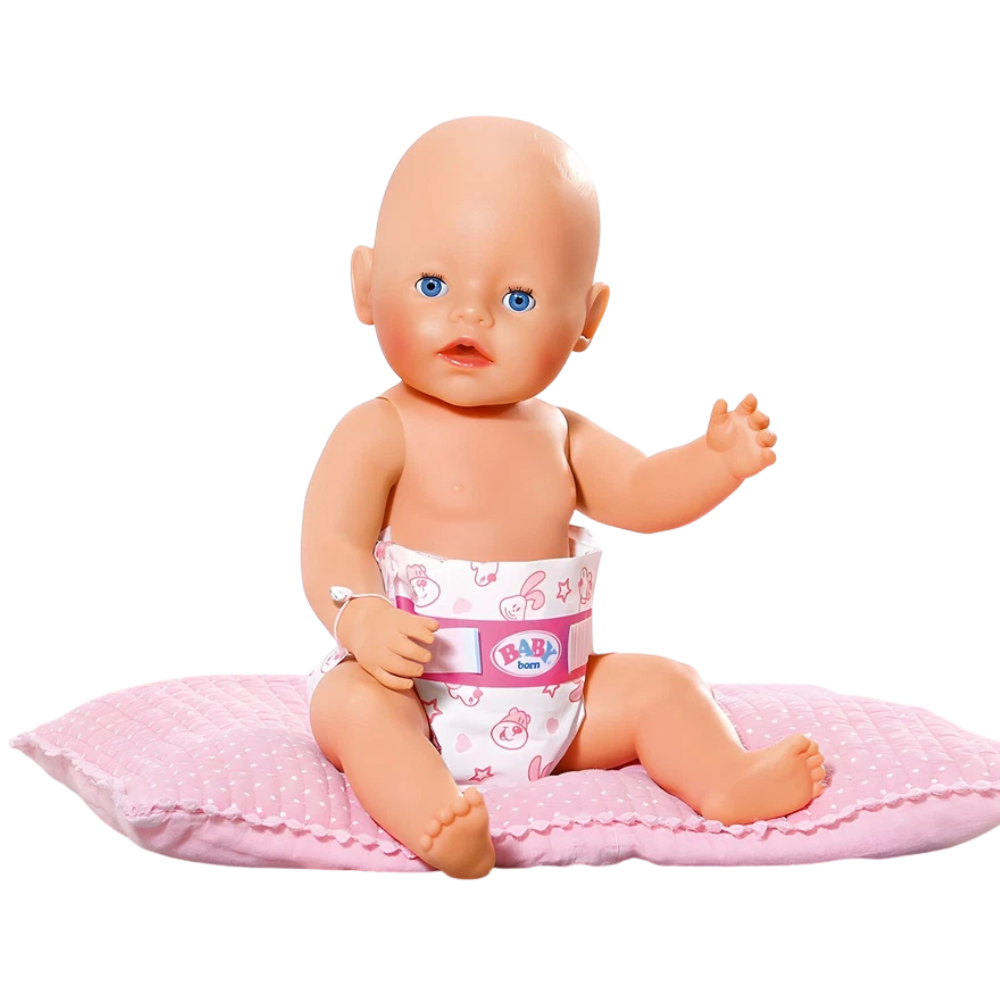 Baby Born Nappies 5 Pack for Toy Dolls Up to 43cm, Pretend Play Accessory for Kids