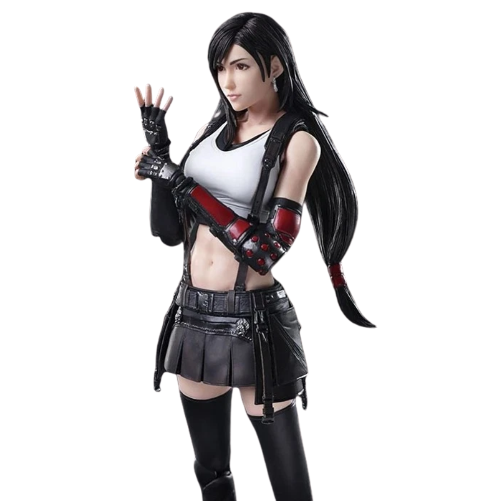 New Play Arts Kai Final Fantasy VII Remake Tifa Lockhart Action Figure Gift Toy