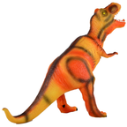 20 Inch Orange T-Rex Dinosaur Toy, Soft Rubber Tyrannosaurus Rex Jurassic Figure for Kids