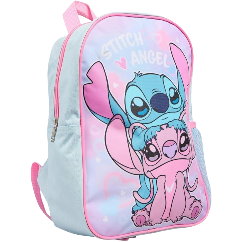 Disney Lilo Stitch Angel Backpack for Girls Officially Licensed Kids School Bag