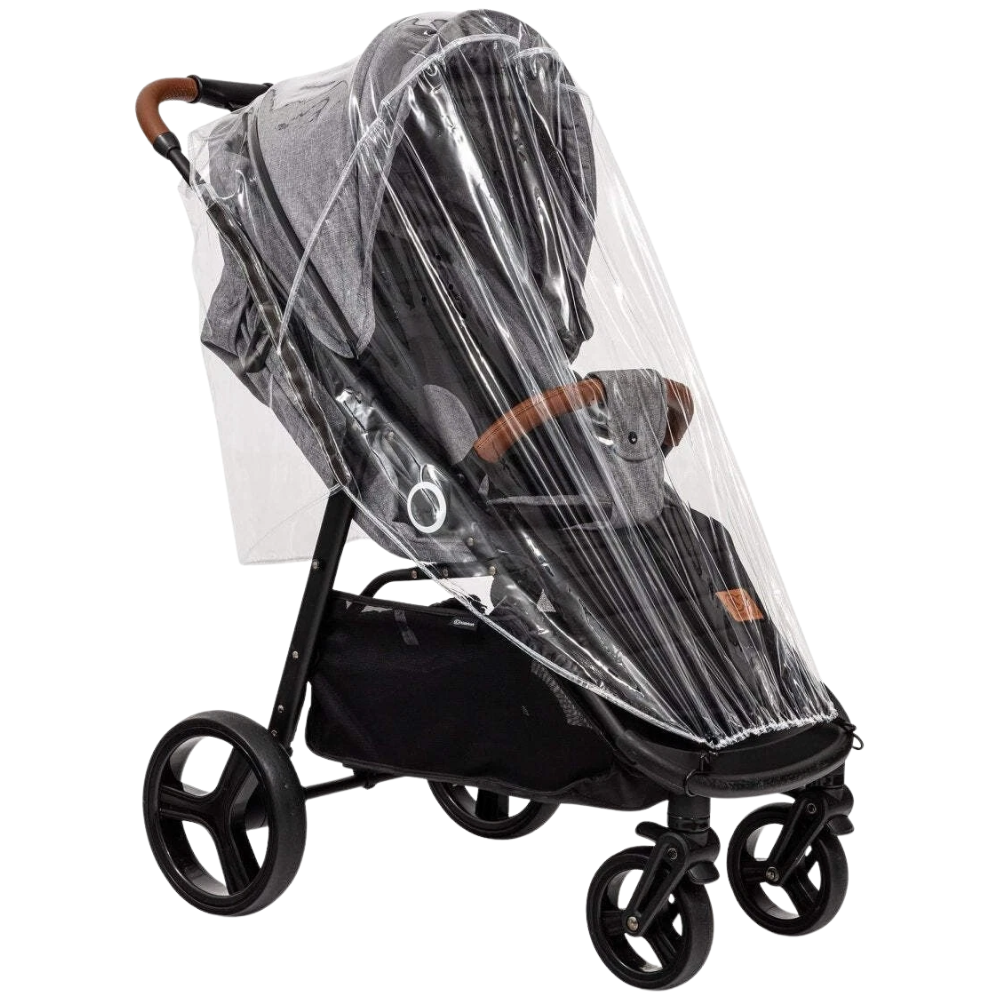 Buggy Rain Cover Compatible with Silver Cross Stroller 250 Micron Clear PVC Weather Shield