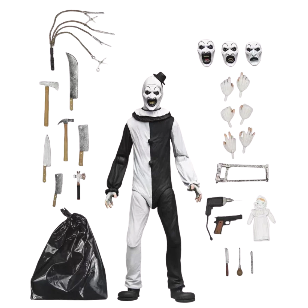 NECA Terrifier Art the Clown Halloween Horror 7" Action Figure Toy Gift