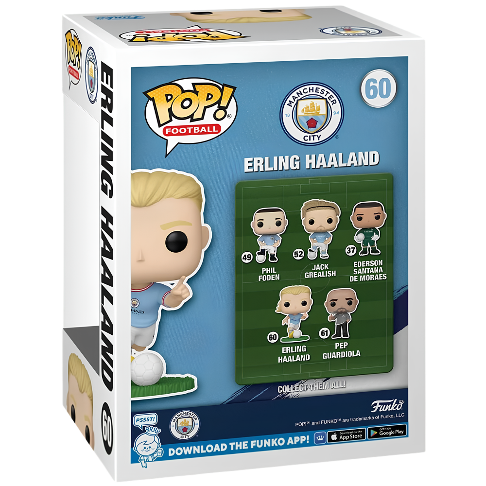 Funko POP Football Manchester City Erling Haaland Collectible Vinyl Figure New Official Fan Gift