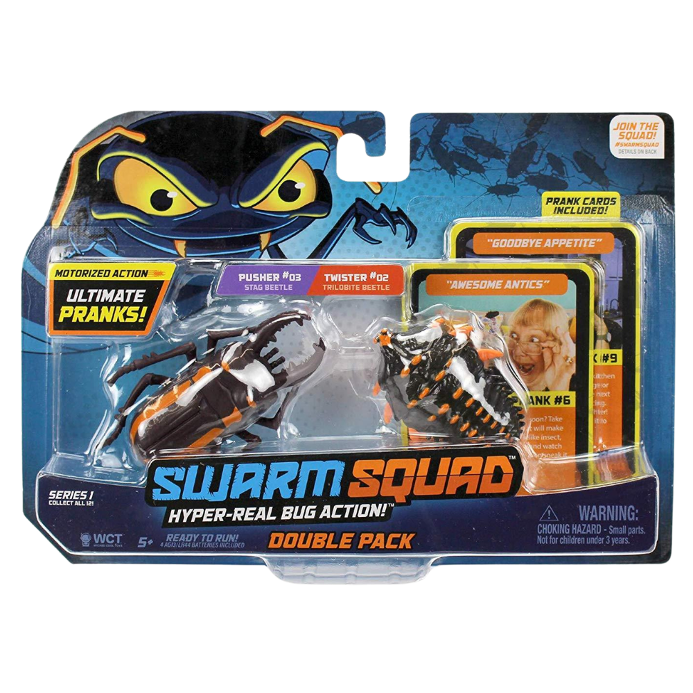 Swarm Squad Electronic Bugs Toy Collection Set Collectible Insect Figures Kids Fun Toy Set