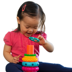 Sassy Stacks of Circles Classic Stacking Toy for Babies Toddlers Preschoolers 6m+ New