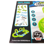 Glow in the Dark Racing Track Set 71pc 2 Player RC Cars Loops Stunts Kids 6+