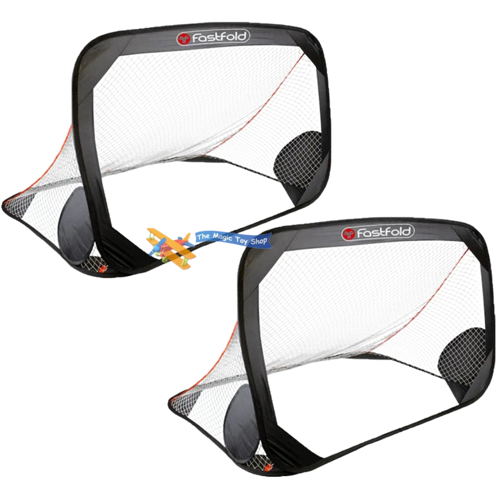 FastFold Large Pop Up Football Goal Post Net Soccer Training Outdoor Garden Toy
