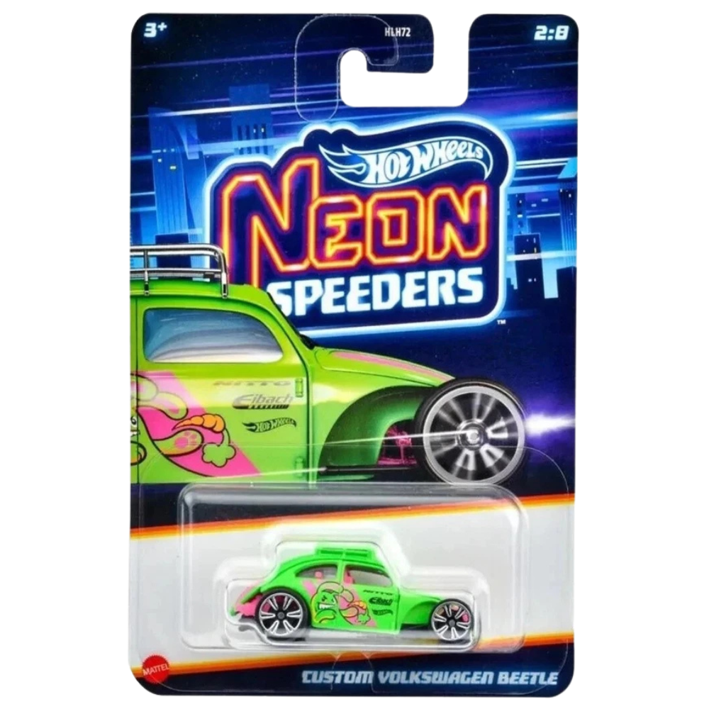 Hot Wheels Neon Speeders 1:64 Die-Cast Cars Mattel 2025 Choose Your Favourite Model Collectible Toy Car