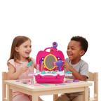 Kids Pretend Makeup Kit 21PCS Cosmetic Suitcase Vanity Play Set Girls Toy