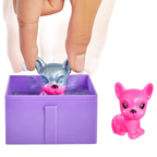 Barbie Colour Reveal Pet Blue Metallic Toy with 5 Surprises Mattel Mystery Animal