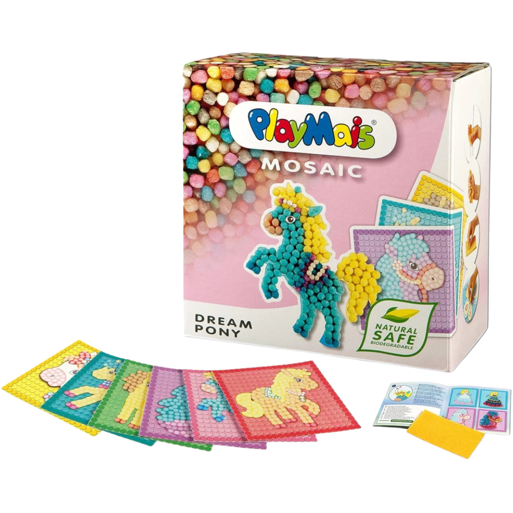 Playmais Dream Pony Mosaic Creative Craft Set 2300 Pieces Kids Arts Crafts Activity Gift New