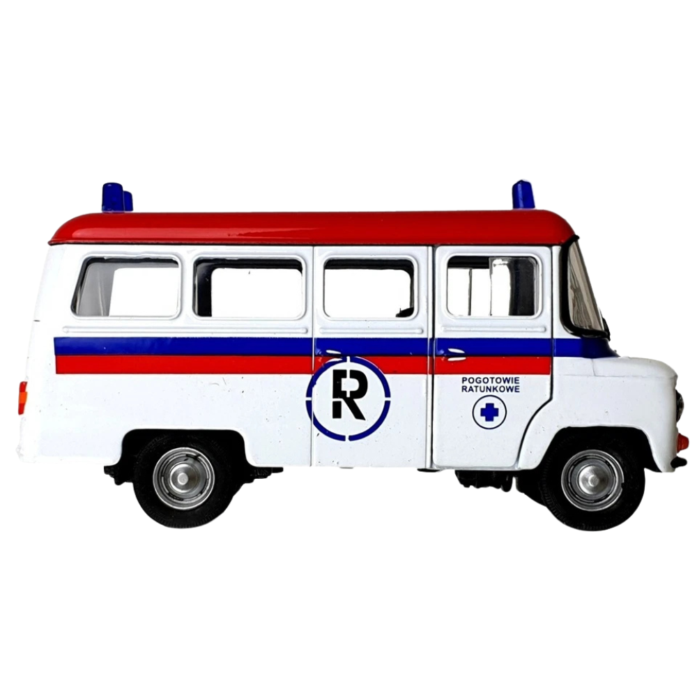 Welly Nysa 522 Polish Ambulance 1:34–1:39 Scale Diecast Classic Car Model Toy