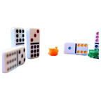 Mexican Train Dominoes Game Classic Family Strategy Board Game for 2–8 Players