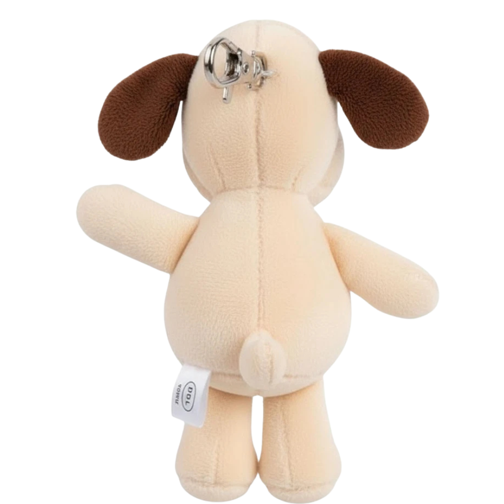 Aurora Wallace & Gromit Gromit Plush Keyring 13cm Soft Toy Bag Clip Collectible for Fans