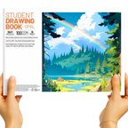 Children's A4 Drawing Sketch Pad 36 Pages Kids Art and Craft Paper Book for Creative Fun