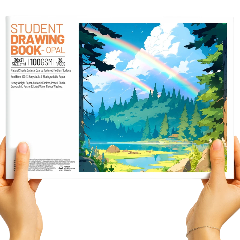 Children's A4 Drawing Sketch Pad 36 Pages Kids Art and Craft Paper Book for Creative Fun