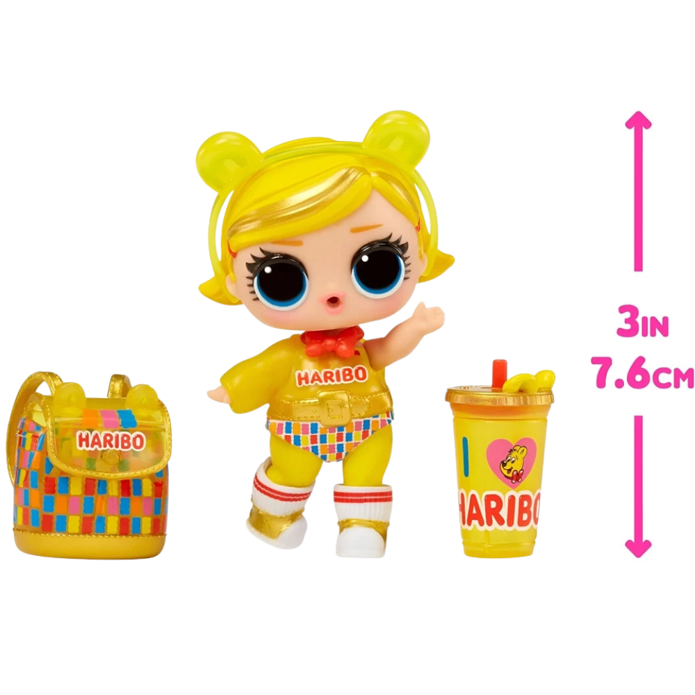 L.O.L. Surprise Loves Mini Sweets x HARIBO Goldbears Deluxe 3 Doll Collectible Set