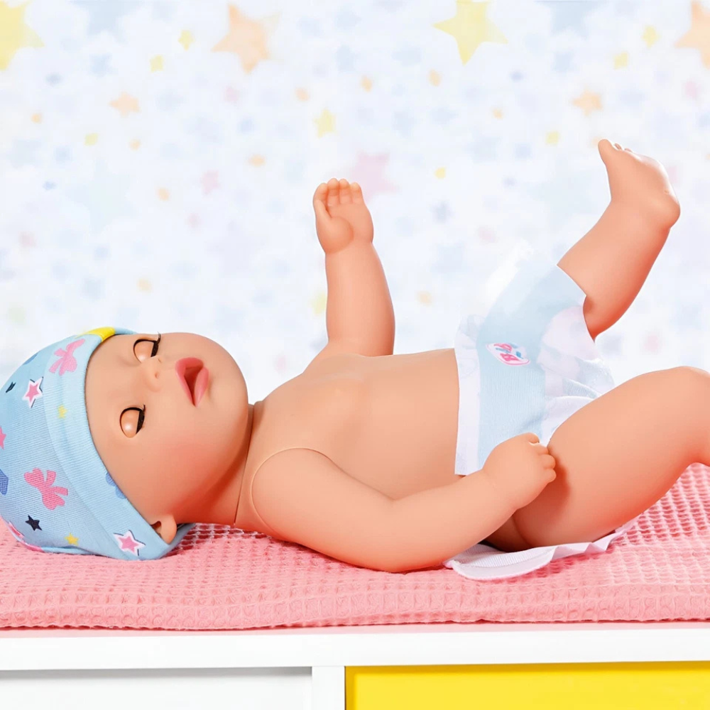 New Baby Born Little Boy Doll 36cm with Accessories, Interactive Baby Toy for Boys and Girls