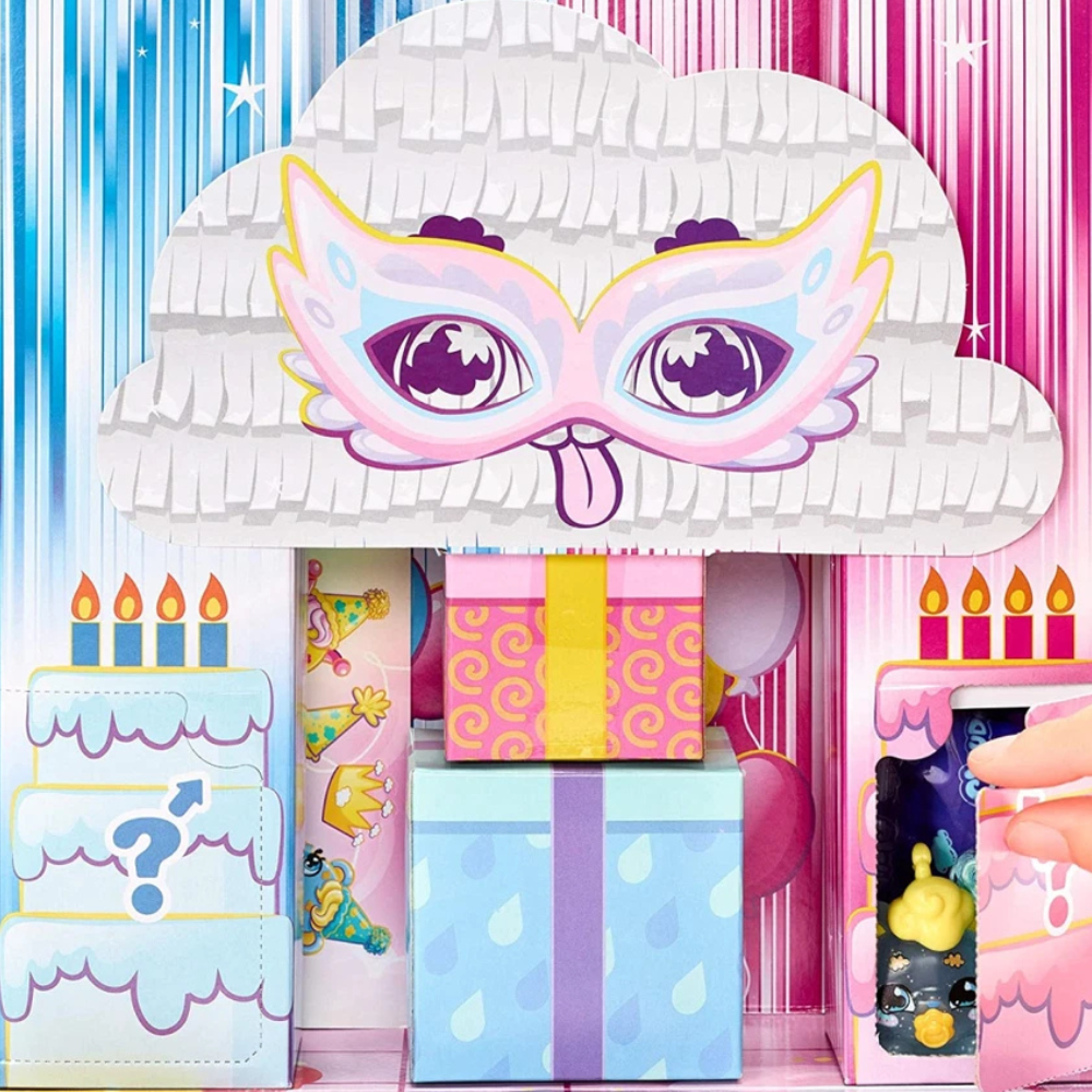 Cloudees Collectible Pets Birthday Ice Cream Party Set Kids Toy with Pets & Accessories