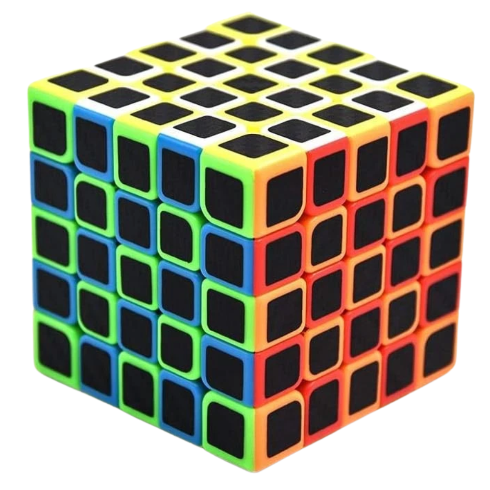 Magic Cube Puzzle Carbon Fiber Sticker Speed Cube Smooth Brain Teaser Toy