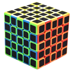 Magic Cube Puzzle Carbon Fiber Sticker Speed Cube Smooth Brain Teaser Toy