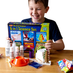 Kids Science Set 6-in-1 Experiment Kit Gemstone Dig Crystal Volcano STEM Toy