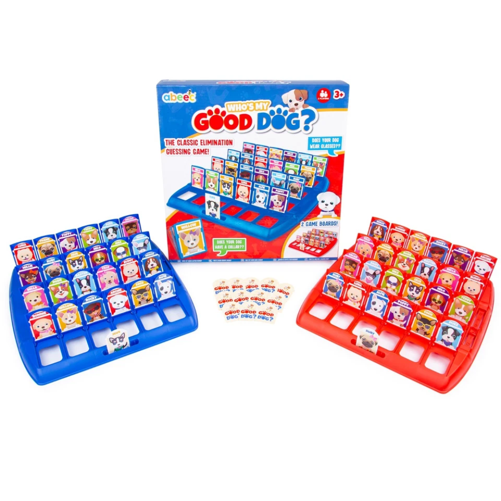 Kids Guess Who Dog Board Game 3+ Family Guessing Game by Abeec Fun Indoor Game Toy Set