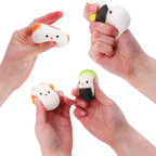Toyland® Squishy Sushi Sensory Fidget Toy with Reusable Tub – 6 Designs, 1 Random Choice Ages 3+