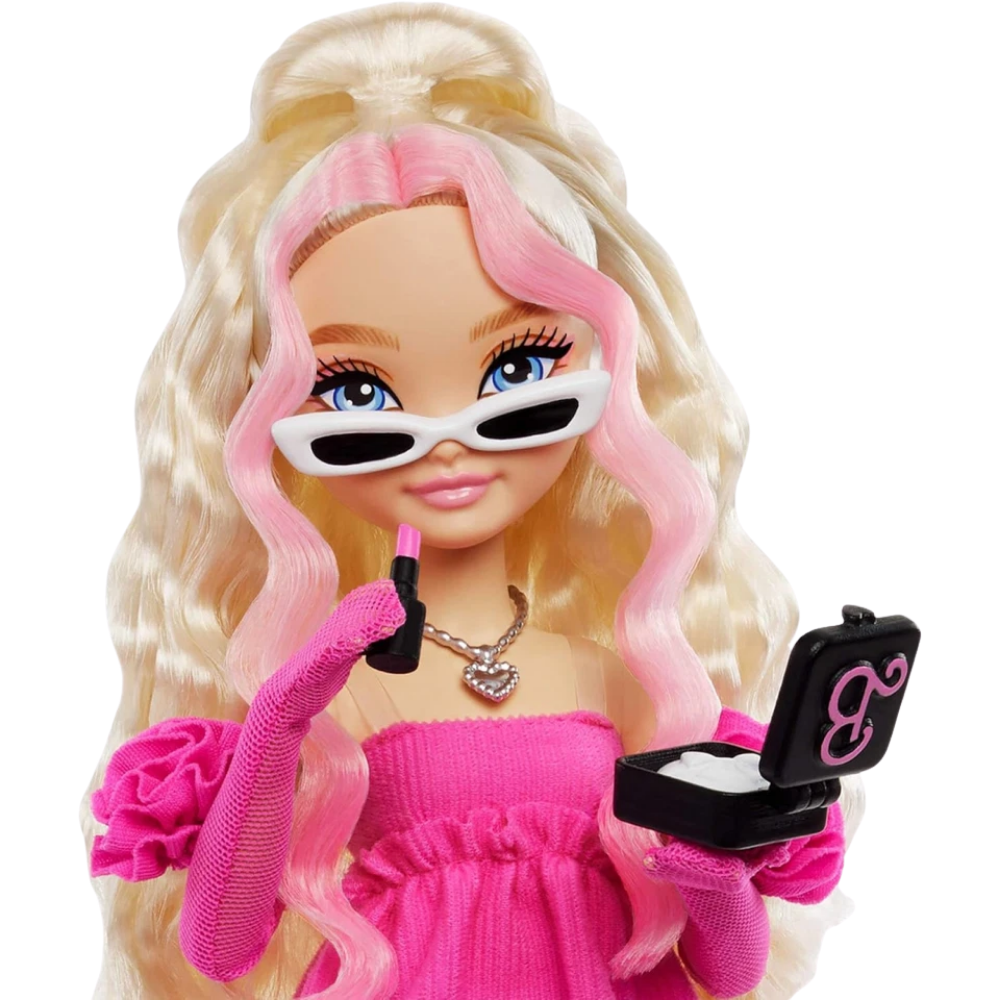 Barbie Dream Besties Malibu Doll with Beauty Accessories Fashion Outfit Blonde Hair