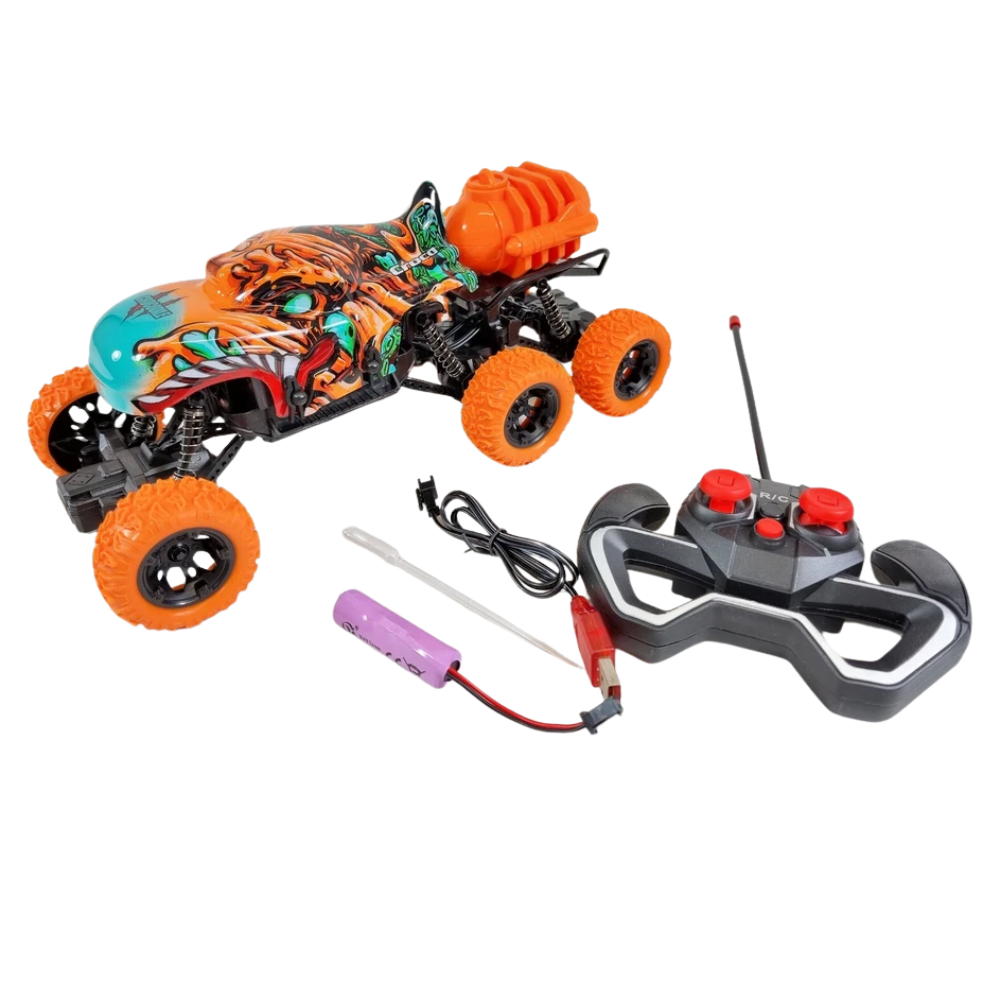 Remote Control Monster Truck RC 6x6 4WD Smoking Steam 1:16 Kids 8+