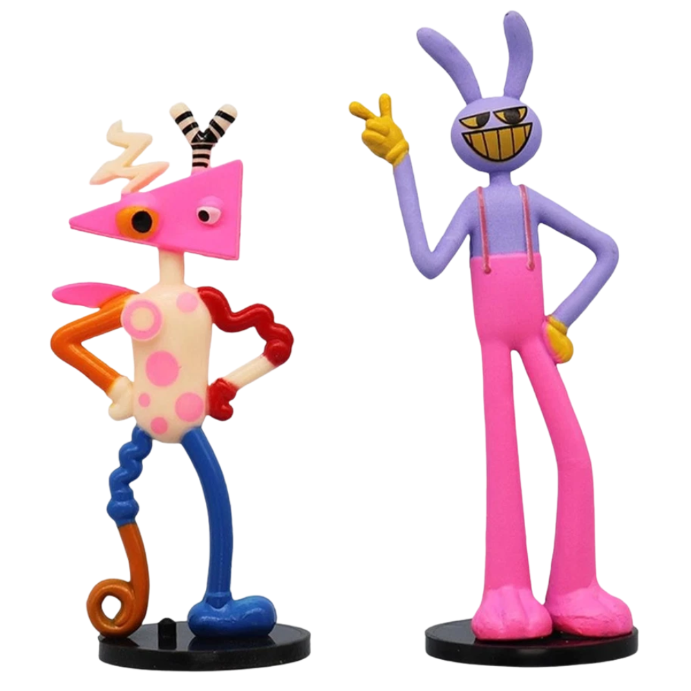 The Amazing Digital Circus 8X PVC Figures Movable Collectible Display Set