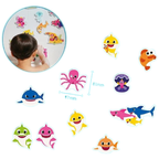 Baby Shark Pink Slime Gelli Baff 2-Pack 300g Bath Toy with 3d Stickers by Zimpli Kids
