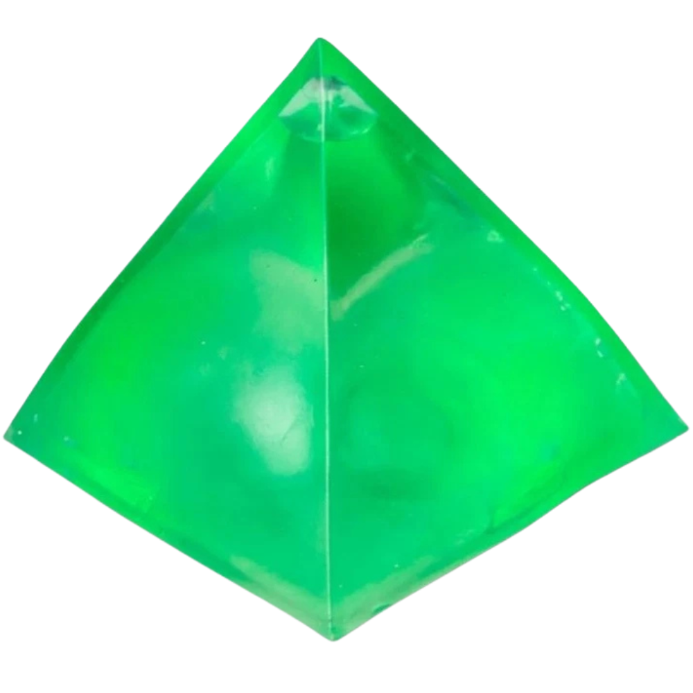 SCRUNCHEMS Sugar Pyramid Sensory Fidget Toy Squishy Gel Stress Relief